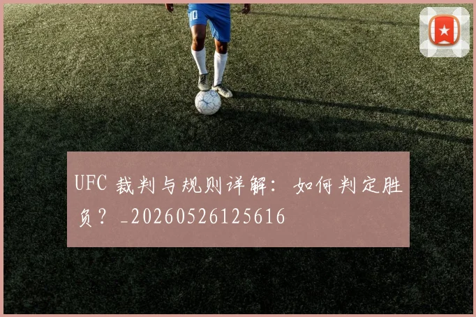 UFC 裁判与规则详解：如何判定胜负？_20260526125616
