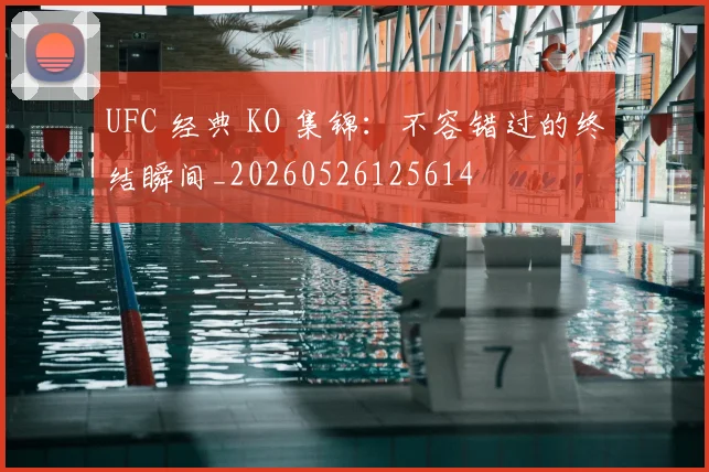 UFC 经典 KO 集锦：不容错过的终结瞬间_20260526125614